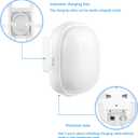 Wall Mount for Google Nest WiFi Pro - Wi-Fi 6E-No Tools Required and No Cord Clutter Easy Moved Holder Bracket Compatible with Google Nest WiFi Pro- Wi-Fi 6E (2-Pack)