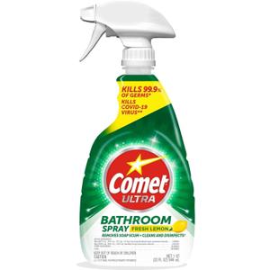 Comet's Ultra Bathroom Spray Fresh Lemon Scent 32oz Bottle (1 Pack)