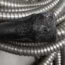 BIONIC STEEL 50 Ft Metal Garden Hose with Sprayer Nozzle, Non Kinking Designed Stainless Steel Heavy Duty Water Hose 50Ft x 5/8 in. Ultra Flexible NON Expandable for Uninterrupted Water Flow, 500 PSI