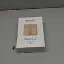 Huxie - Super Soft Muslin Fitted Baby Crib Sheets for Boys and Girls – Standard Size for 28'' x 52'' Crib Mattress - 100% Organic Cotton for Ultimate Comfort (Natural Stripe)