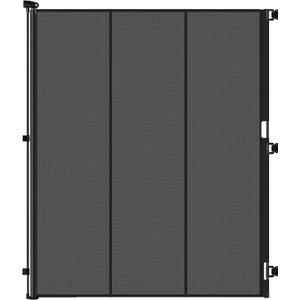 Reinforced 72" Extra Tall Cat Gate for Doorway, Jump-Resistant & Prevent Crawling Underneath Safety Retractable Baby Gates, Fits 0-55" Width Indoor Retractable Dog Gate, Barrier, Screen & Fence
