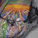 Colorful Sun In Horizon Car Seat Cushions, 6 Pieces, 17.3 X 13 in
