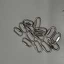 3.5 Inch Stainless Steel Chain Quick Links- 4 Pack 3/8" Locking Carabiners, Chain Hooks, Twist Key Ring Screw Chain Link, 2000 Lbs Capacity