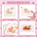 2 x 50PCS Easter Mahjong Party Cocktail Napkins, Pink Watercolor Bunny Mahjong Disposable Paper Beverage Napkins for Spring Holiday Dinner Wedding Baby Shower Birthday Party Supplies