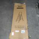 WOA WOA 4 Step Ladder, Ladders for Home, Anti-Slip Pedals, Aluminum Step Stool Foldable, Lightweight to Move, Ease of Storage, Reach 9ft for Closet Kitchen Library, Hold 300lbs - Gold