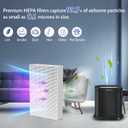HPA300 HEPA Air Purifier Filter R for Honeywell HPA300 HPA200 and HPA5300 Series, 6 Pack H13 True HEPA Filter Compatible with Honeywell Filter-R, HRF-R3