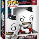 Funko POP! Movies: Terrifier - Art the Clown with Bike - Collectable Vinyl Figure - Gift Idea - Official Merchandise - for Kids & Adults - Horror Fans - Model Figure for Collectors and Display