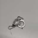 Anovo 1.25" Flag Pole Rings, Flagpole Rings Aluminum Alloy 360 Rotating Anti Wrap Flag Mounting Spinning Ring Clips for 1.02-1.25 Inch Diameter Flagpole (1.25 Inch -Pack of 2, Matte Silver)