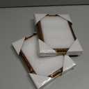 upsimples 5x7 Picture Frame with Real Glass, Ornate Vintage 5 x 7 Photo Frames for Wall Decor or Tabletop Display, Bronze and Black, 2 Pack