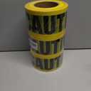 Premium Yellow Caution Tape Roll, 3 inch x 1000 feet, Ideal Use for Danger/Hazardous Areas/Crime Scene Halloween Party Decorations (3-Pack)