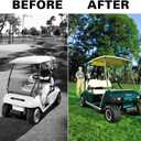 LED Golf Cart Headight Taillight Kit for Club Car Ds 1993-UP 12V Upgrade Basic Light Kit Compatible with Club Car DS