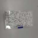 Barydat 100 Pcs Curtain Track Glider Rollers Hooks Ceiling Curtain Track Plastic Rail Gliders Dual Wheel Roller Carriers for Ceiling Drapes Room Dividers