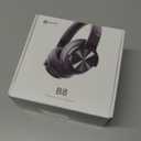 Picun B8 Bluetooth Headphones, 120H Playtime Headphone Wireless Bluetooth with 3 EQ Modes, Low Latency, Hands-Free Calls, Over Ear Headphones for Travel Home Office Cellphone PC Black