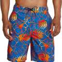 Speedo Men's Swim Trunk Knee Length Boardshort Bondi Printed M