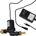 bayite BYT-7A014A DC 12V Solar Hot Water Heater Circulation Pump with DC Power Supply Adapter Low Noise 3M Head 8LPM 2.1GPM