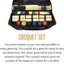 Baden 6-Player Champions Croquet Set with Soft Grip Handles Medium