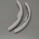 Carbon Fiber Steering Wheel Cover & ABS Wrap Kit for Tesla Model 3 / Y Accessories White