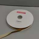 KLTRIBBON Nylon Velvet Ribbon Single Faced,1 Inch X 25Yards Spool (Gold)