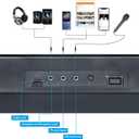 Keyboard Piano Lighted Keys for Beginner Adults Teens Kids, 61 Key Electronic Music Keyboard with Teaching Modes Powered by USB or Battery with LCD Display Microphone Headphone Jack