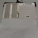84" 1 panel blackout window curtain 54"W X 84"L gray