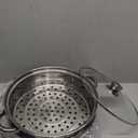Oster Sangerfield Stainless Steel Cookware 11-Inch Everyday Pan w/Steamer and Lid