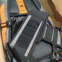 Hoover Commercial HushTone Back Pack 2 Speed Motor with HEPA Filtration and Hexaguard Technology, Extension Wand, Lightweight Design, 6 Quart, CH34006, Black/Orange