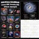 2 x 2026 Calendar, 2026 Wall Calendar, Space Wall Calendar 2026. Jan. 2026 - Dec. 2026, 12" x 24" (Open), 12-Month Calendar with Large Blocks, Thick Paper, Hanging Holes, Ample Writing Space
