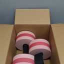 Sportneer Water Weights Aquatic Exercise Dumbbells Water Dumbbell Aerobics Workouts Set of 2 EVA Foam Pool Weights Dumbbells Set Aqua Fitness Barbells Equipment for Water Aerobics Weight Loss (Double Pink)