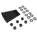 Leaf Spring Eye Bolt Kit 9/16" x 4-1/2" Grade 8 Hardened Steel with 6 Bolts, 6 Lock Nuts & 12 Washers for Chevy GMC Ford Dodge (9/16" x 4-1/2")