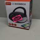 GPX, Inc. Portable Top-Loading CD Boombox with AM/FM Radio and 3.5mm Line in for MP3 Device - Black Pack of 1