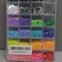 Colorful DIY Resin Rhinestone Kit for Bedazzling,Resin Jelly Rhinestones for Bedazzling,Multicolor Flatback Gems for Diamond Art 3Pcs Jewelry Glue for Bedazzled Nail Art (24000)