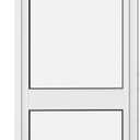 Hakuna Pets White Glass Patio Pet Door, Large (White, Large)