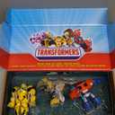 Transformers Playskool Primal Team-Up 3-Pack with Optimus Prime,Bumblebee, and Grimlock Converting Dinosaur Figures, 4.5-Inch Toys, Ages 3 and Up 