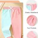 Toddler Baby Girl Clothes Fall Winter Long Sleeve Sweatshirt with Pants Set Girls Cute Print Outfits 6M-4Years (3-4T, Wild Green)