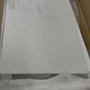 3-Tier Coffee Bar Cabinet with Mini Fridge Space, Simple Style Microwave Stand Bakers Rack, Utility Compact Refrigerator Storage Organizer for Home Kitchen Dorm, White