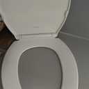 KOHLER K-4774-96 Brevia Elongated Toilet Seat with Quick-Release Hinges And Quick-Attach Hardware For Easy Clean, Biscuit