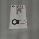 Air tag Holder,(4 Pack) Air tag Keychain with Secure Lock,Air Tags Case with Wire Cable for Apple Airtag,Anti-Lost Protective Case with Keyring for Luggage, Key, Pet, Bag, Black