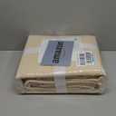 100% Cotton Waffle Weave Lightweight Summer Bed Blanket - Full Queen Size - 90x90in Prewashed Breathable, Woven, Layering Blanket (Oatmeal) (All Season- Oatmeal)