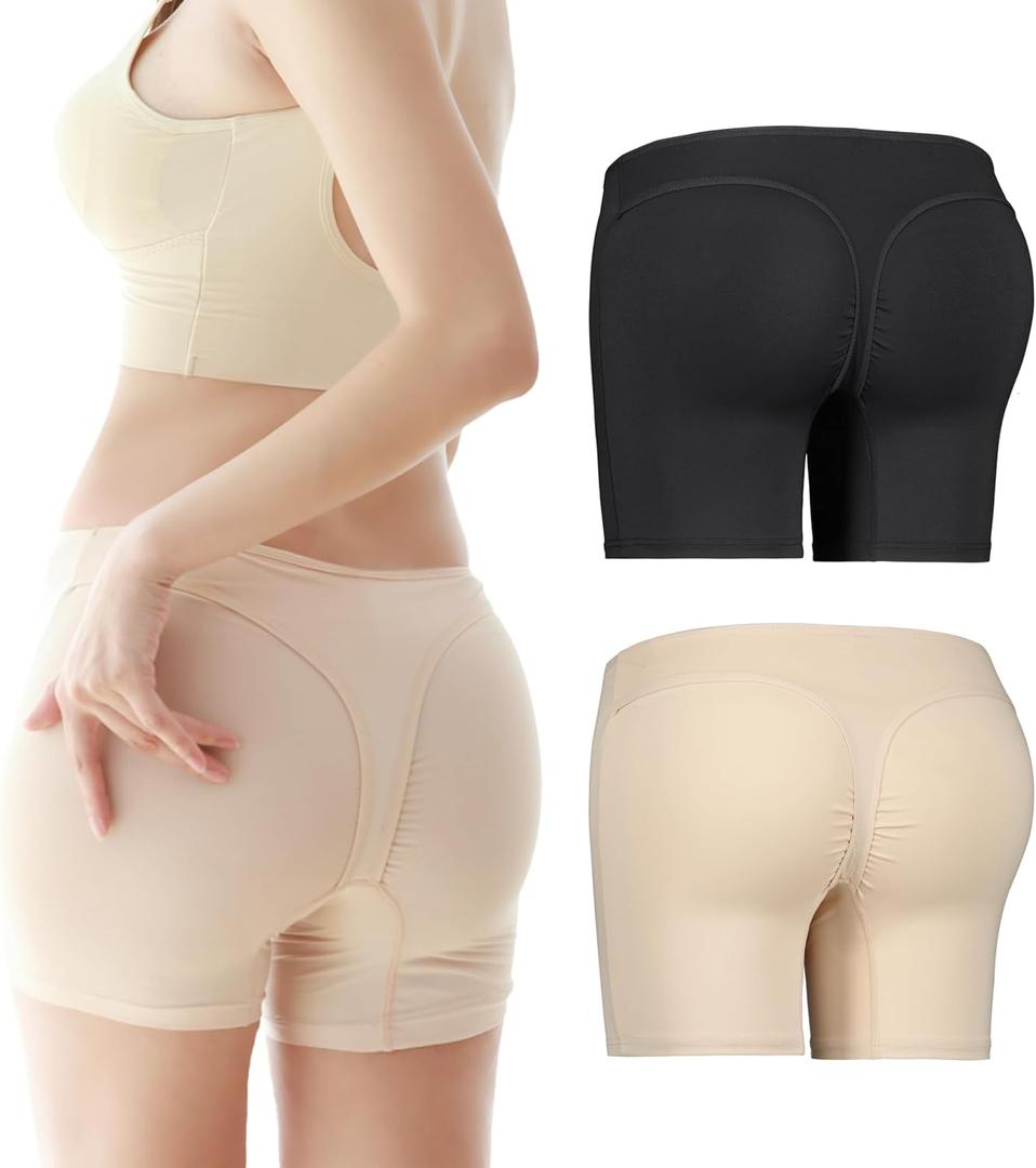 Waybe Boyshort Sanitary Panties for Women: PerfectFit Women's Underwear | Super LeakGuard, Beige XL