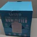 Stainless Steel Humidifier, 3L Warm Mist Humidifier, Easy Clean with Warm Steam Humidifier, Healthy Air Mist Humidifiers for Bedroom Living Room, with Sleep Mode and Auto-off Setting