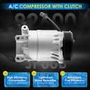 Car A/C Compressor Fit for Nissan Maxima 2008-2014, Murano 2009-2014, Pathfinder 2013-2015, Quest 2011-2015, for Infiniti JX35, QX60 2014-2015 Automotive Replacement AC Compressor CO 11319C