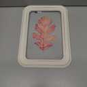 11.8 In Clear Wall Sign Leaf, Red