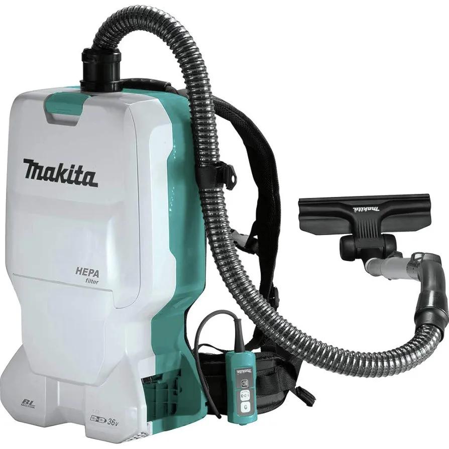Makita XCV17Z 18V X2 LXT® Lithium-Ion (36V) Brushless Cordless 1.6 Gallon HEPA Filter Backpack Dry Vacuum, Tool Only