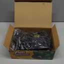 Flexi Hose Lightweight Expandable Garden Hose, 100FT -Retractable Garden Hose, Water Hose - No-Kink Flexibility, 3/4 Inch Solid Brass Fittings and Double Latex Core (Black)