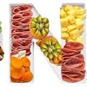 8inch ONE Tray Sweet Food Fillable Cardboard Letters Treat BABY Shower Decorative Box, SH-ONE8