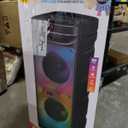 Bluetooth Speaker, 80W Peak Outdoor Speakers Bluetooth Wireless, TWS Portable Party Speakers with Subwoofer, Deep Bass, LED Colorful Lights, Loud Stereo Sound Boombox for Home, Camping, Travel