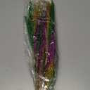 Juinte 8 Pcs Mardi Gras Decoration Carnival Picks Ornaments Artificial Glitter Berry Stems Tree Decor 15.75 Inches Purple Green and Gold Branches for Mardi Gras Tree Table Party Decor (Grass)