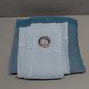 DWCN Faux Linen Ombre Sheer Curtains - Gradient Semi Voile Grommet Top Window Curtains for Bedroom and Living Room, Set of 2 Panels, 52 x 84 Inches Long, Teal