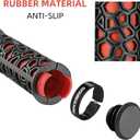ROCKBROS Bike Handlebar Grips Double Lock-on Bike Grips Non-Slip Bicycle Handlebar Grips for MTB, BMX, Scooters, Folding Bikes 22.2mm