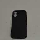 LOVE 3000 Designed for iPhone 16 Case, Premium Silicone with [Soft Anti-Scratch Microfiber Lining] Shockproof Protective Phone Case for Men Women Girls 6.1", Black